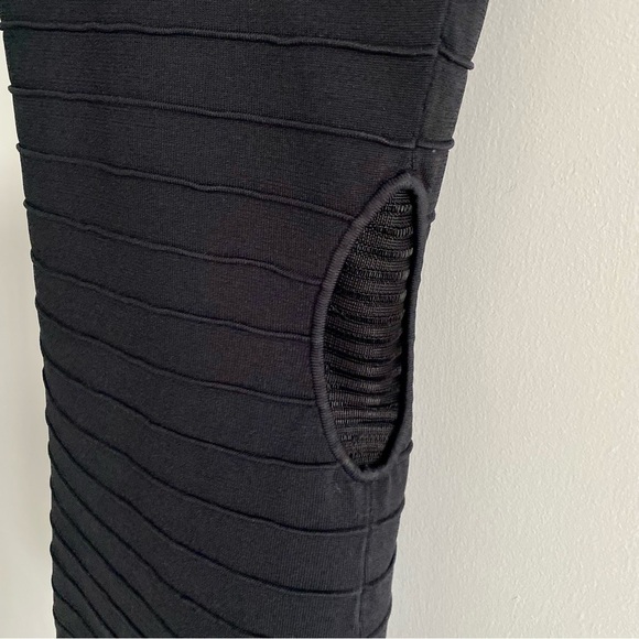 Romeo & Juliet Couture Black Bodycon Mini Dress Size Small - Picture 4 of 6